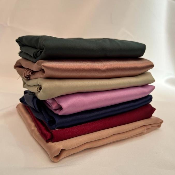Produk Unggulan] Kain Satin Kiloan / Kain Satin Maxmara / Kain Satin Velvet / Potongan