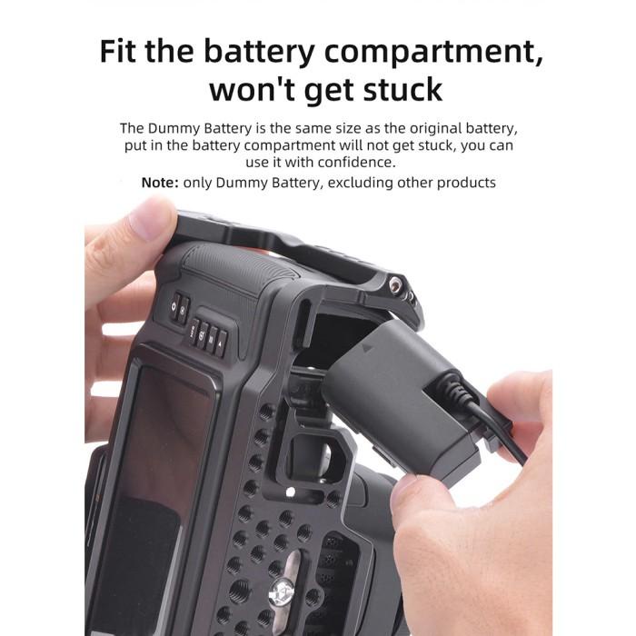 Kingma Coupler Dummy Battery Kit Lp-E17 Indoor Eos 700D 200D 800D Rp