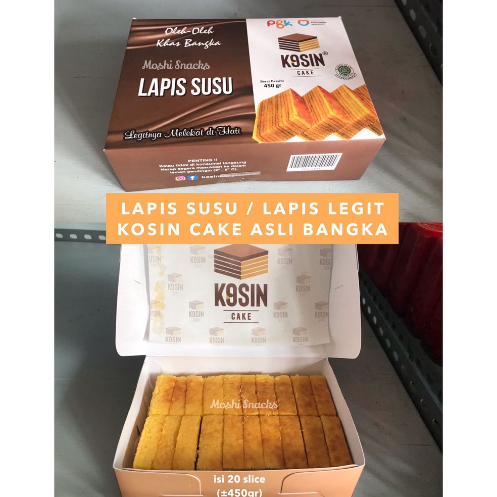 

Termurah Kue Lapis Bangka KOSIN CAKE Halal / Kue Lapis Susu Asli Bangka / Kue Besar Bangka / Ready Lapis Legit Thaipan !