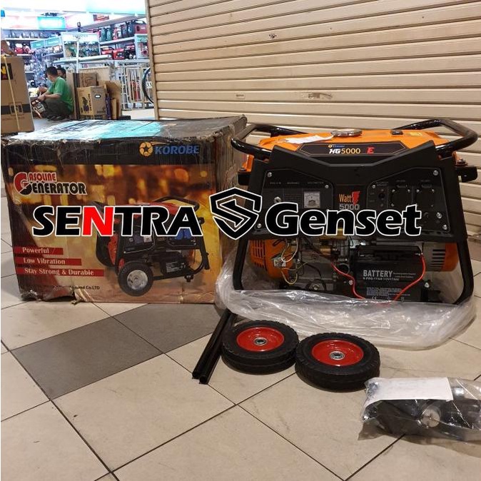 Promo Bulan Ini Genset 5000 Watt 5500 Watt. Korobe Kg 5000 E