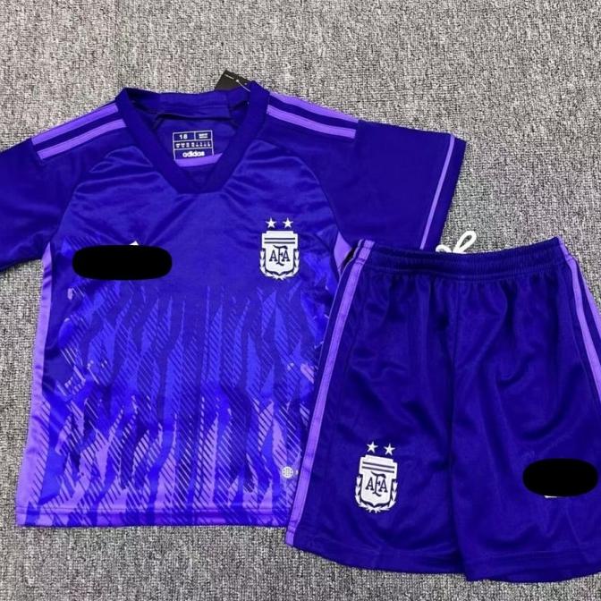ARGENTINA AWAY KIDS JERSEY BOLA ANAK GRADE ORI 2022 / 2023