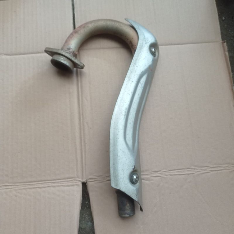 Pipa leheran kepala knalpot klx 150 original