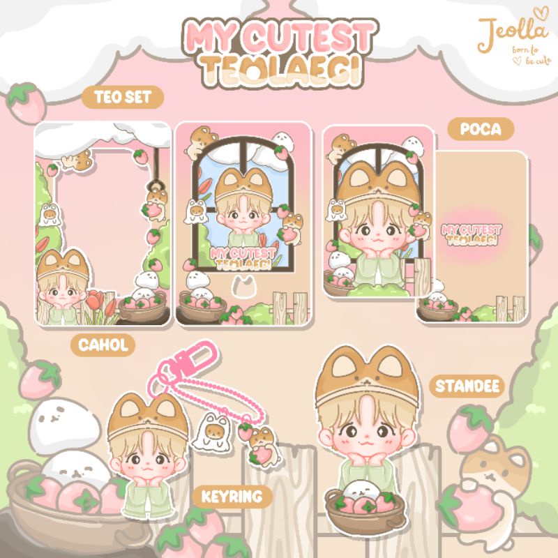 TEOLAEGI BAEKHYUN EXO  PHOTOCARD HOLDER KEYCHAIN STANDEE ACRYLIC CAHOL KEYRING