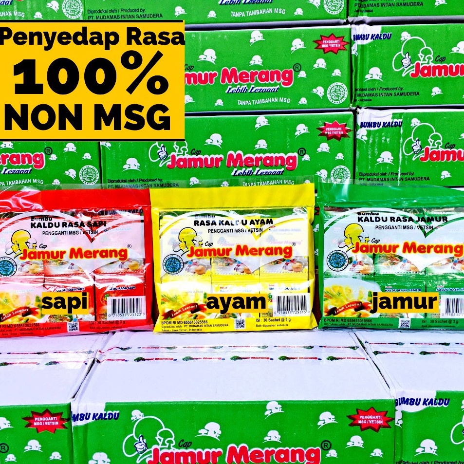 

Laris Kaldu jamur merang alami 90 gram 1 dus