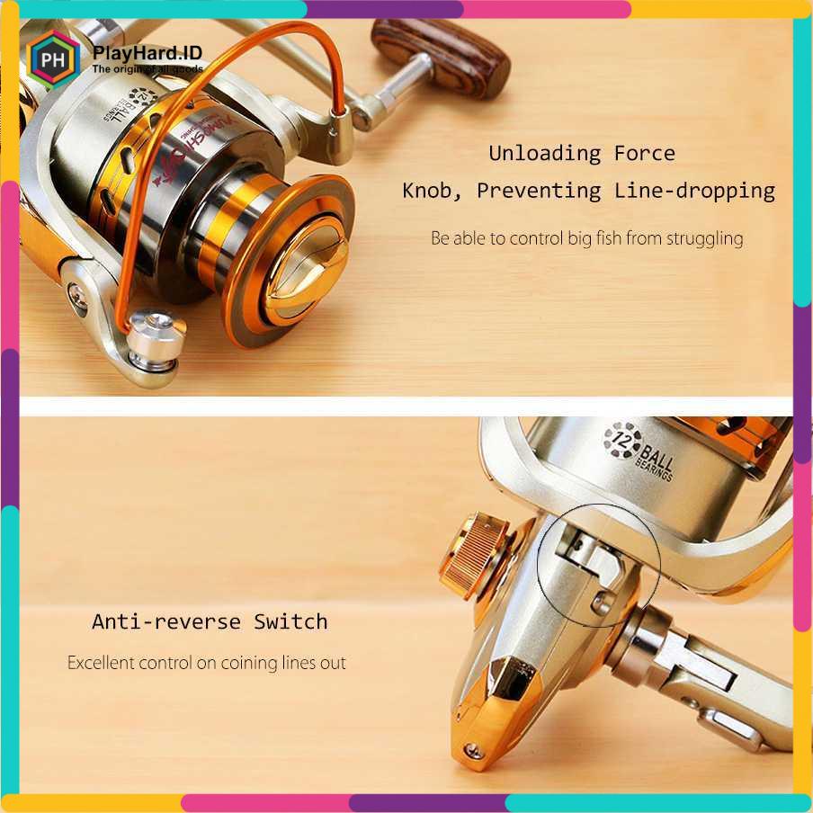 EF1000 Reel Pancing Spinning 12 Ball Bearing