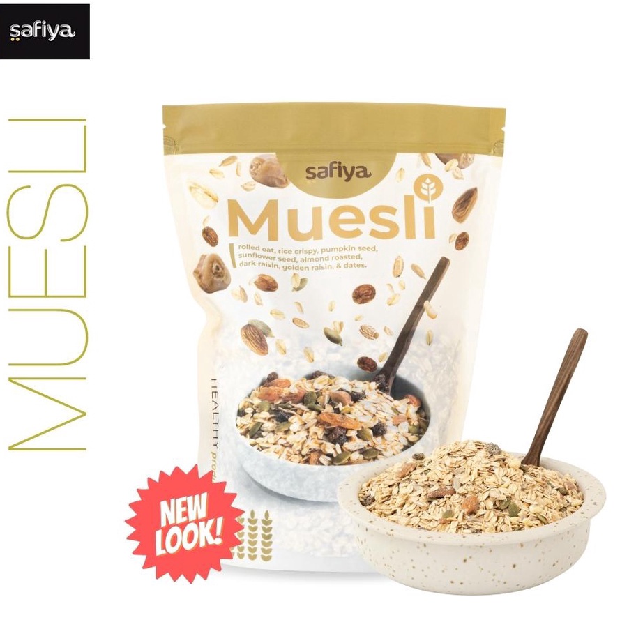 

12.12 Fasion sale Muesli Fruit and Seed 1 Kg Sereal Sehat Authentic Safiya Food murah