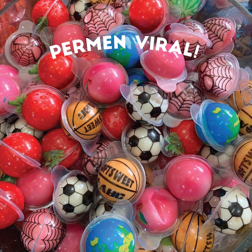 

Paling Dicari.. Permen Jelly Viral Gummy Jeli Bola 200GR 99