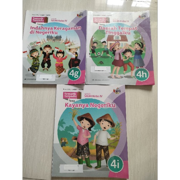 

Buku Tematik Erlangga 4 GHI kelas 4 SD edisi revisi