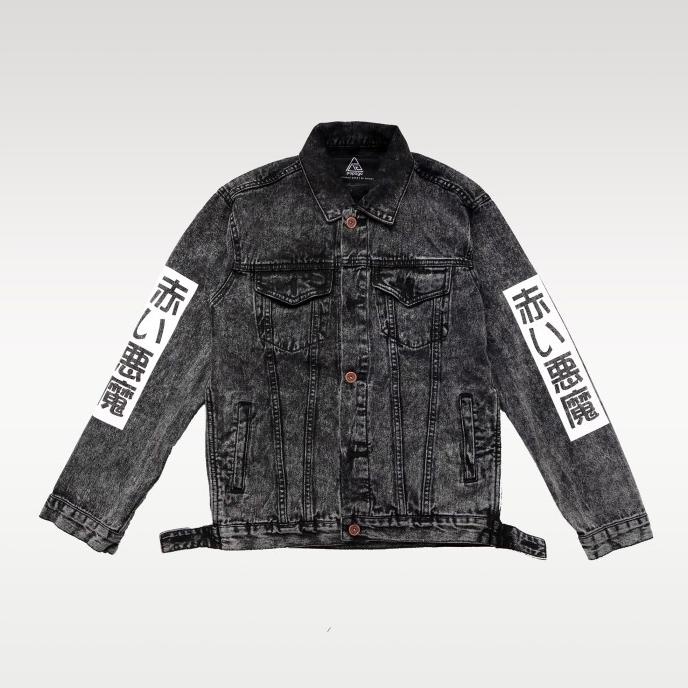 New Papago - Jaket Jeans - Jaket Denim Pria - Oni Evil Berkualitas