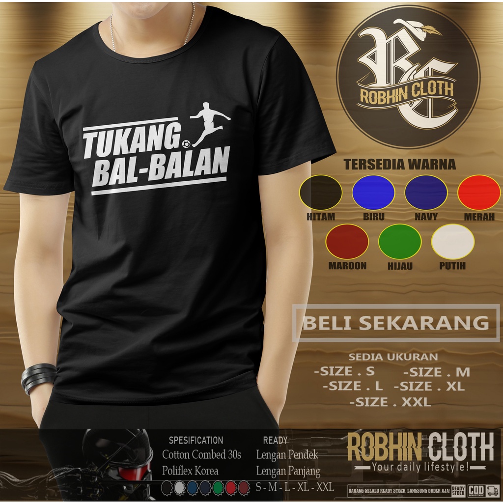 Kaos Tukang Bal-Balan Baju Disko