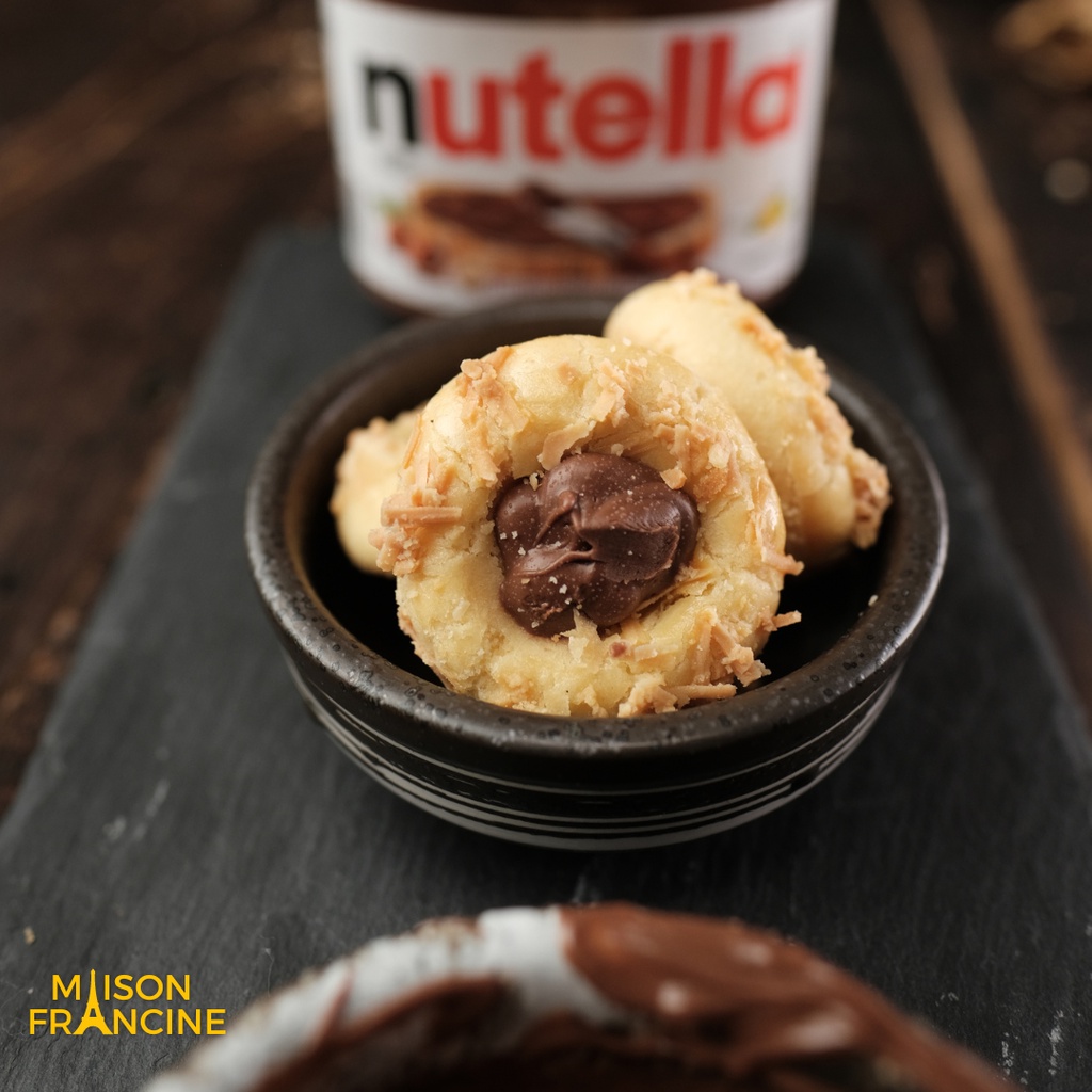 

Premium Cookies NUTELLA KEJU Butter Wijsman - Kue Kering Premium