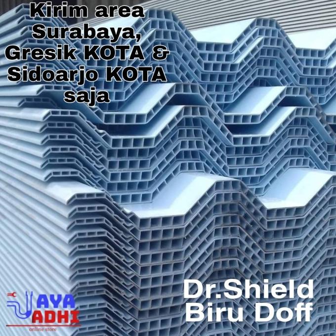 ] Atap Dingin uPVC Dr. SHIELD Putih/Biru Doff