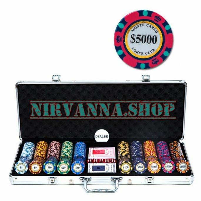 Texas Holdem 500 Poker Chip Set for collection and fun