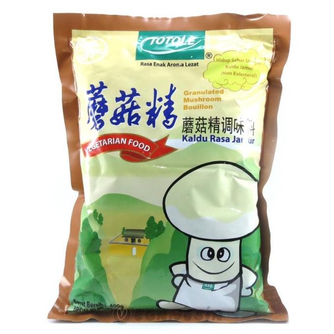 

Totole Kaldu Rasa Jamur / Micin Vegetarian (400gr)