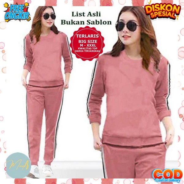 Bju Srnam Ibu Pkk Pakaian Jim Remaja Termurah Stelan Buju Olahraga Ibu2 Setelan Wanita Nyaman Diguna