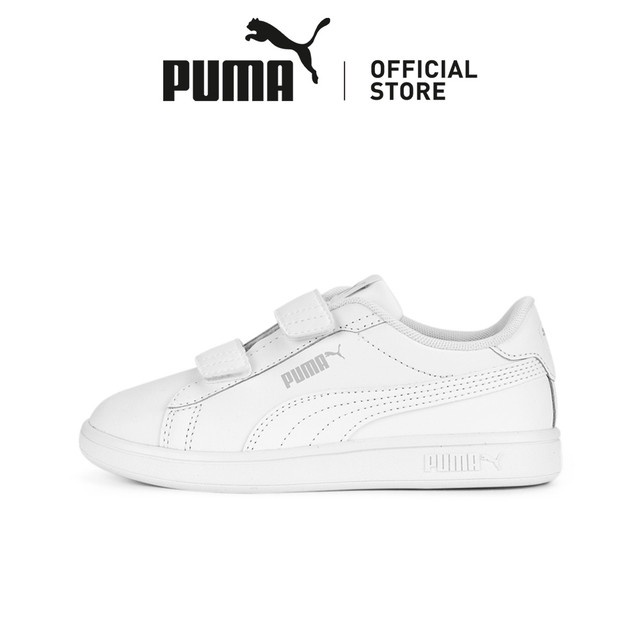 PUMA Sepatu Sneaker Anak-Anak Smash 3.0 Leather V