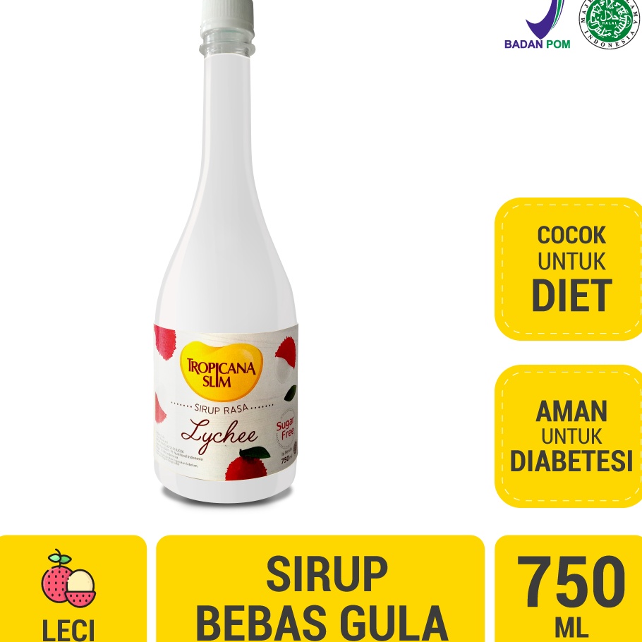 

✢Buruan Beli☈ SJY0S Tropicana Slim Sirup Leci 750 ml - Syrup Bebas Gula Lychee T85 ✺Seller