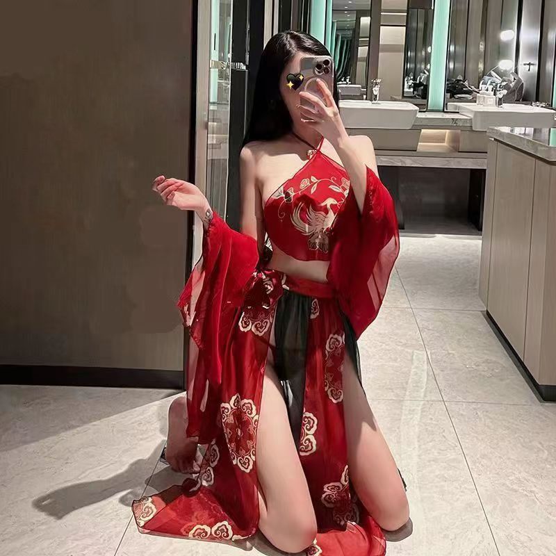 ❤Sexy Costume Women Cosplay Adult Sexy Underwear Set Japanese Breast Opening Costume Woman Sexy Dres