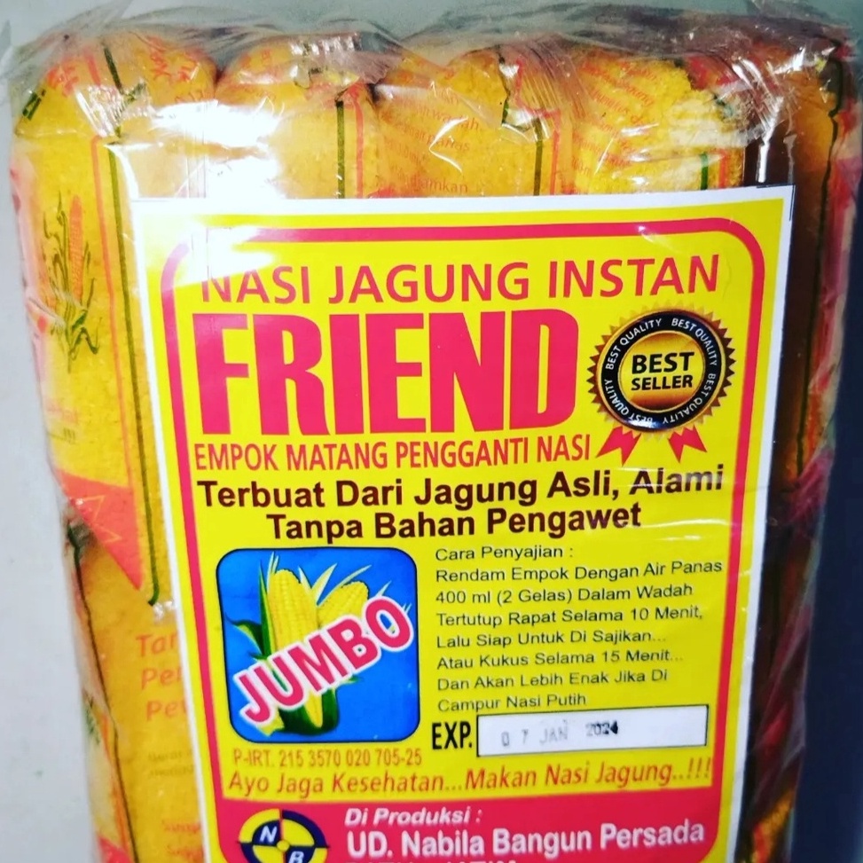 

Kirim Langsung.. Nasi jagung instan 1.kg/Beras jagung/Ampok ILL