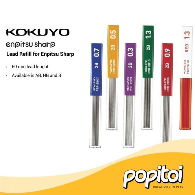 

Open DS] Kokuyo Lead Refill Enpitsu Mechanical Pencil Isi Ulang Pensil Mekanik