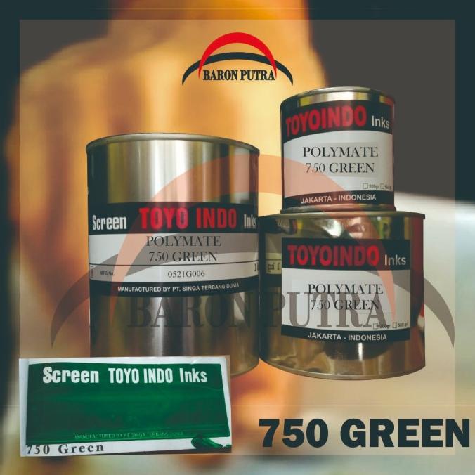 

*#*#*#] TINTA TOYO POLYMATE 750 GREEN 1 KG (TINTA SABLON PLASTIK)