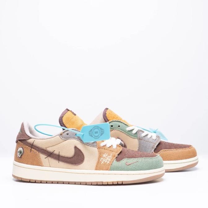 Sepatu  Air Jordan 1 Low Og Zion Williamson Voodoo Audreywidyatama77