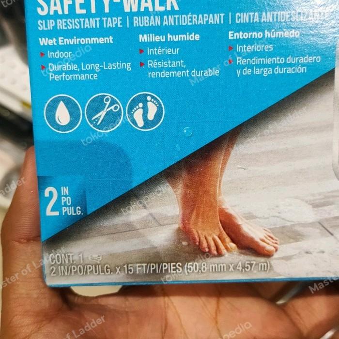 3M Stiker Safety Walk Anti Slip Kamar Mandi Merk 3M Transparan