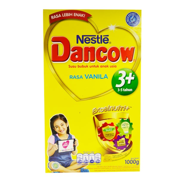 

DANCOW VANILLA PREBIO 3+ BOX 1000 GR - SUSU