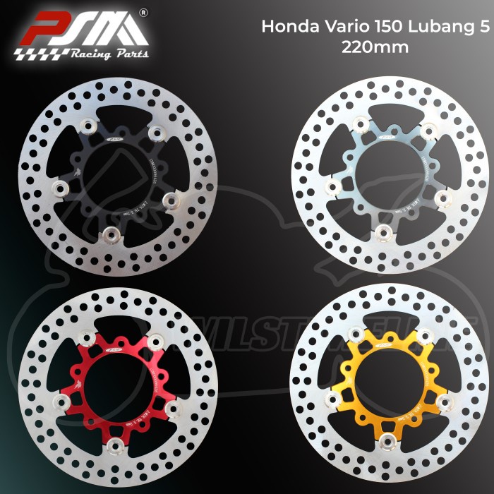 PIRINGAN/ DISC CAKRAM PSM TITANIUM 220MM HONDA VARIO 150 LUBANG 5