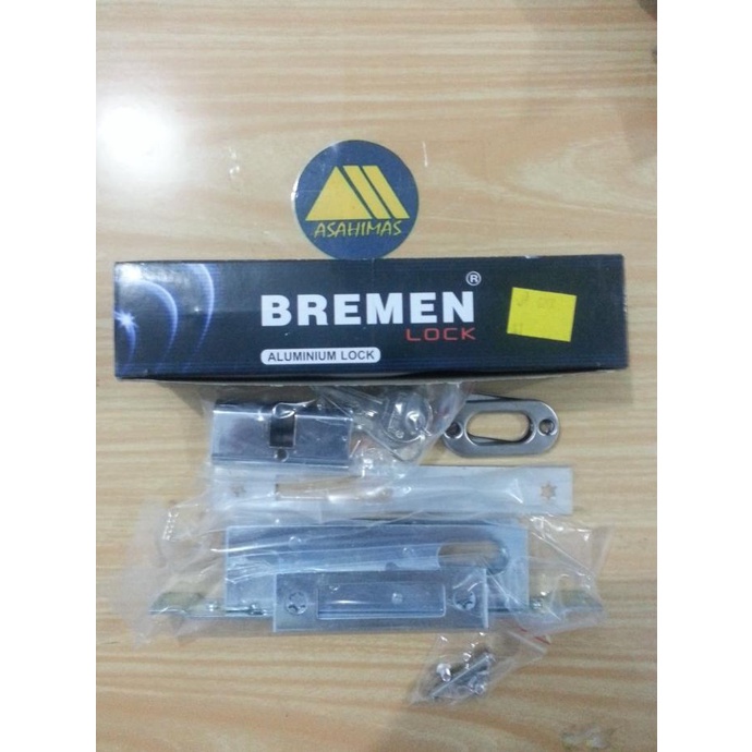 %$%$%$%$] ALUMINIUM LOCK MERK BREMEN 4123 Type Swing Lengkap silinder kunci