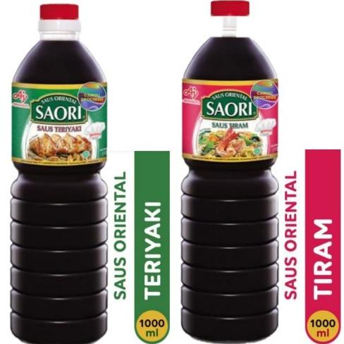 

SAORI SAUS TIRAM BOTOL 1 LITER TERIYAKI BOTOL 1 LITER