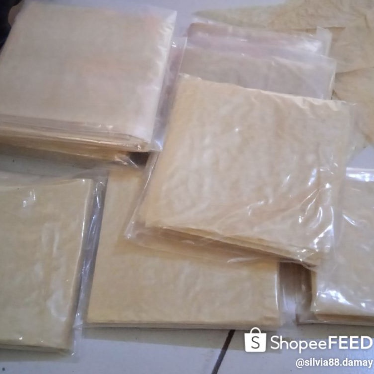 

✯Ready Stock✼☊ 8SYWG Kulit Tahu 10x10cm isi 50 Lembar MUI HALAL G94 ➻Ready Stok