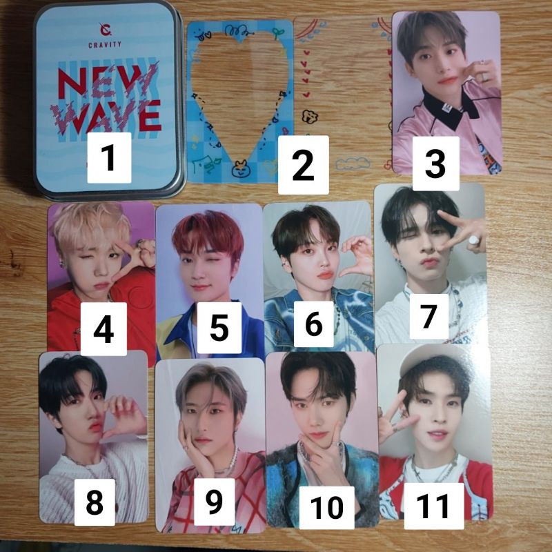 CRAVITY PC PHOTOCARD SET NEW WAVE POP UP STORE MINHEE JUNGMO HYEONGJUN SEONGMIN WOOBIN SERIM
