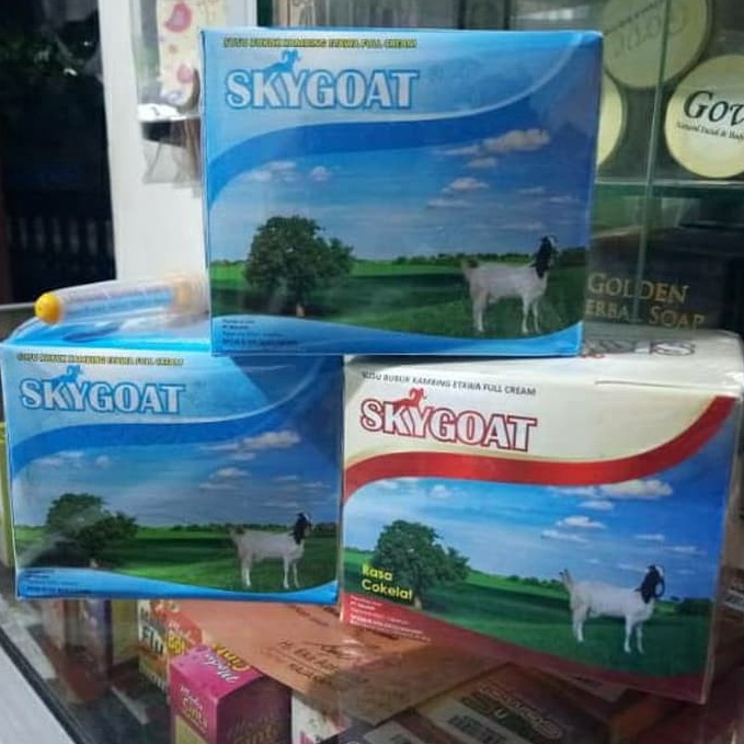 

(I-♡P♡G] SKYGOAT Susu Kambing Etawa MURNI Original BPOM SKY GOAT COKLAT VANILA /muraah.!