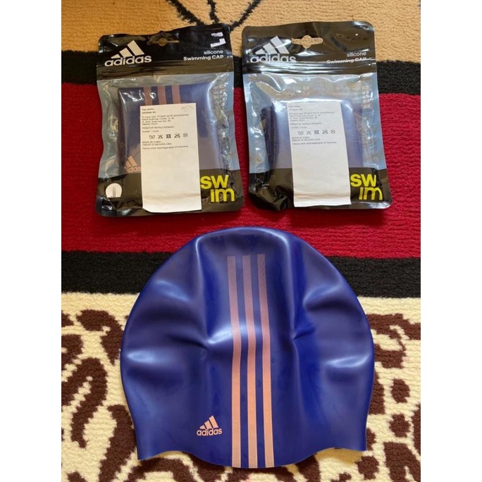TOPI RENANG ADIDAS 3S GRAPHIC CAP NAVY ORIGINAL