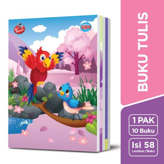 

8.8 [Discount] 1 Pak Buku Tulis Sinar Dunia - 58 Lembar New !!