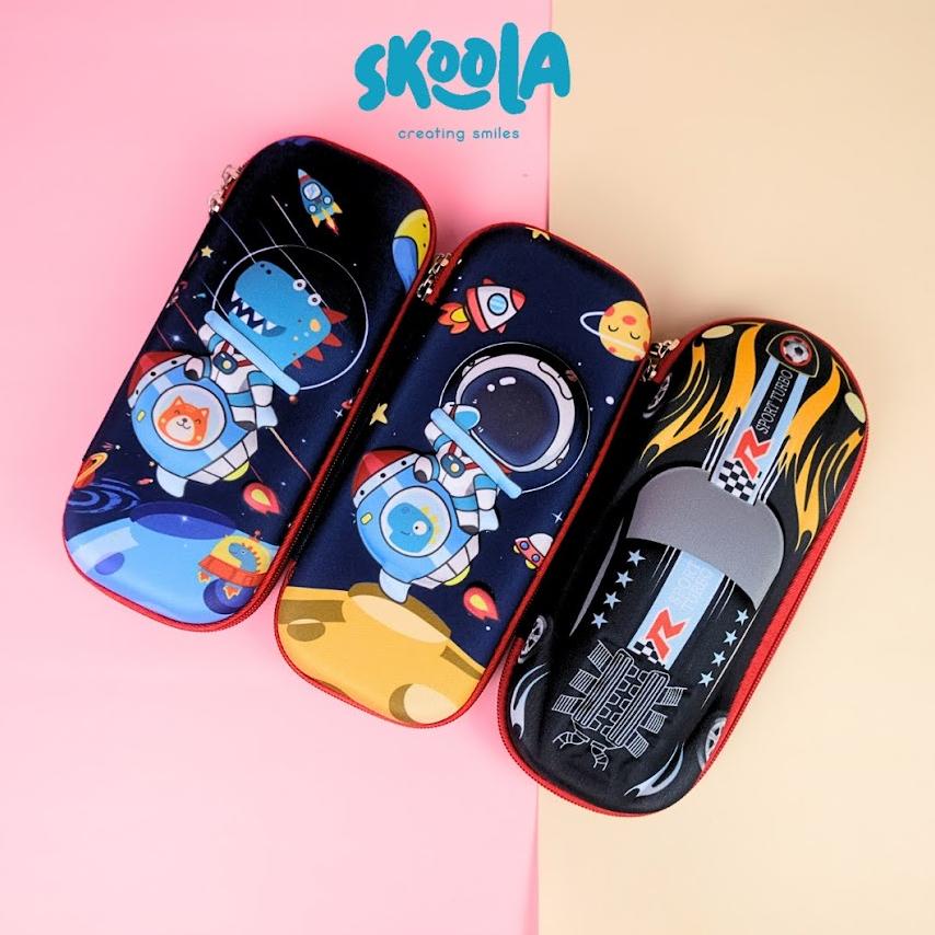 

8.8 [Discount] Skoola Tempat Pensil Anak Laki - Laki Hardtop 3D Lucu Spiderman Dinosaurus Rocket Astronot - Tepen New !!