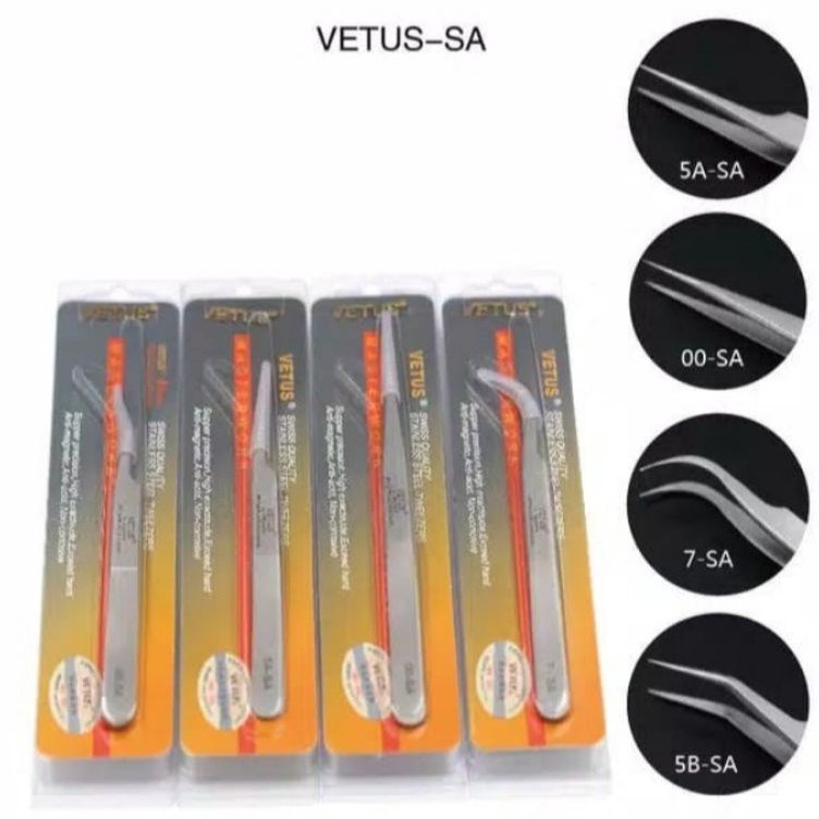 Terlaris PINSET VETUS ORIGINAL PINSET LURUS BENGKOK PINSET VOLUME VETUS ORIGINAL Sale