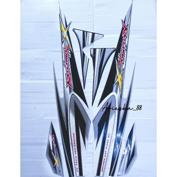 Terbatas Striping Karisma 2005  Karisma X 125D | Stiker Bodi Motor Karisma 125D Variasi Motor Original