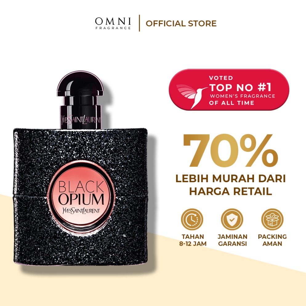 Good Order [Ready Stock] YSL Black Opium Original Singapore Parfume Viral Wanita Perempuan Tahan Lam