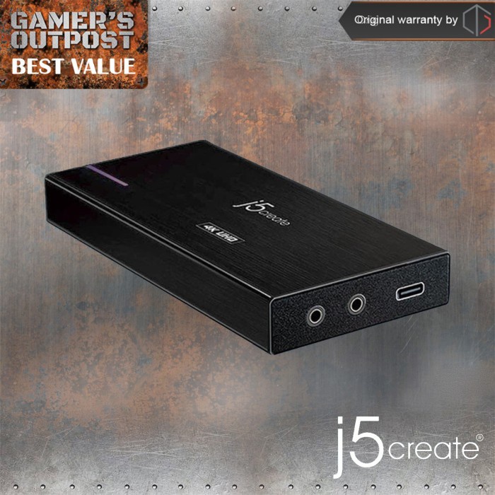 J5Create JVA04 HDMI to USB-C Game Capture Station