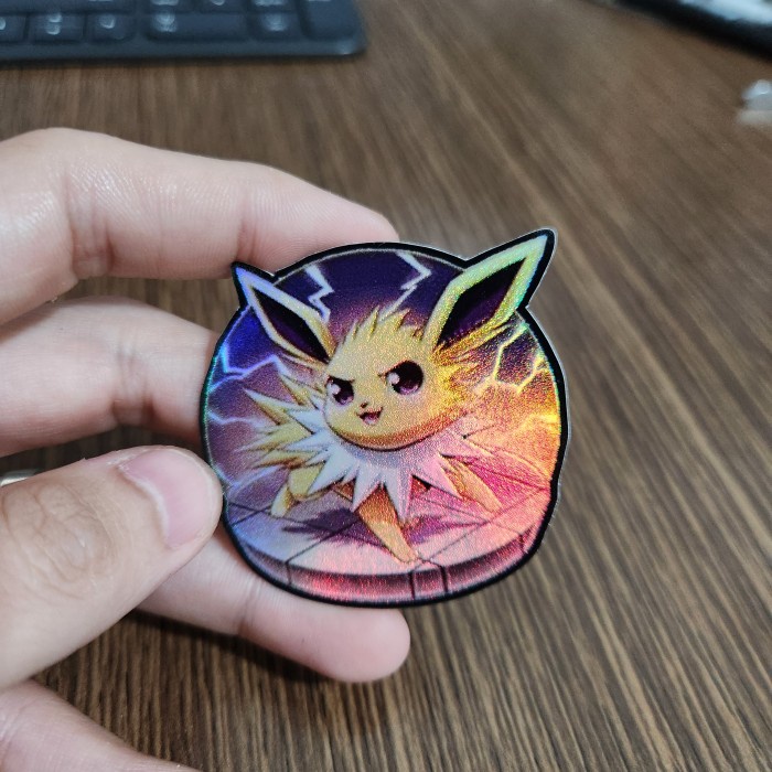 

Sticker Hologram Anime - PSH1902 - Pokemon - Eeveelution - Jolteon
