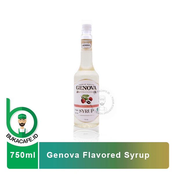 

Genova Lychee Syrup 750 Ml - Sirup Flavour