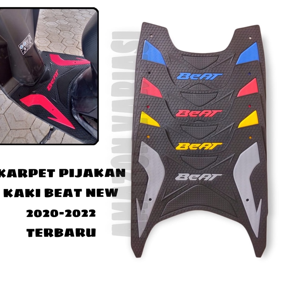 Best KARPET MOTOR HONDA BEAT 2020-2022 ALAS KAKI MOTOR HONDA BEAT KESET MOTOR BEAT PIJAKAN ALAS KAKI