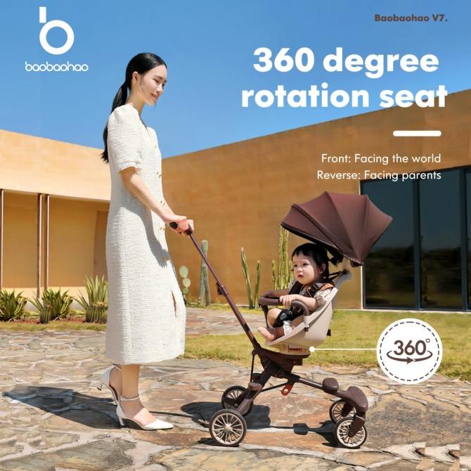original stroller magic micro trike baobaohao V1 Hadap depan hadap ibu