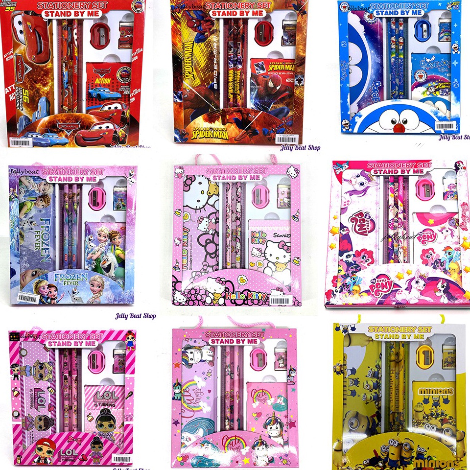 

VN40I982 Stationery Set / Paket Alat Tulis Karakter 7 in 1 ejhbh