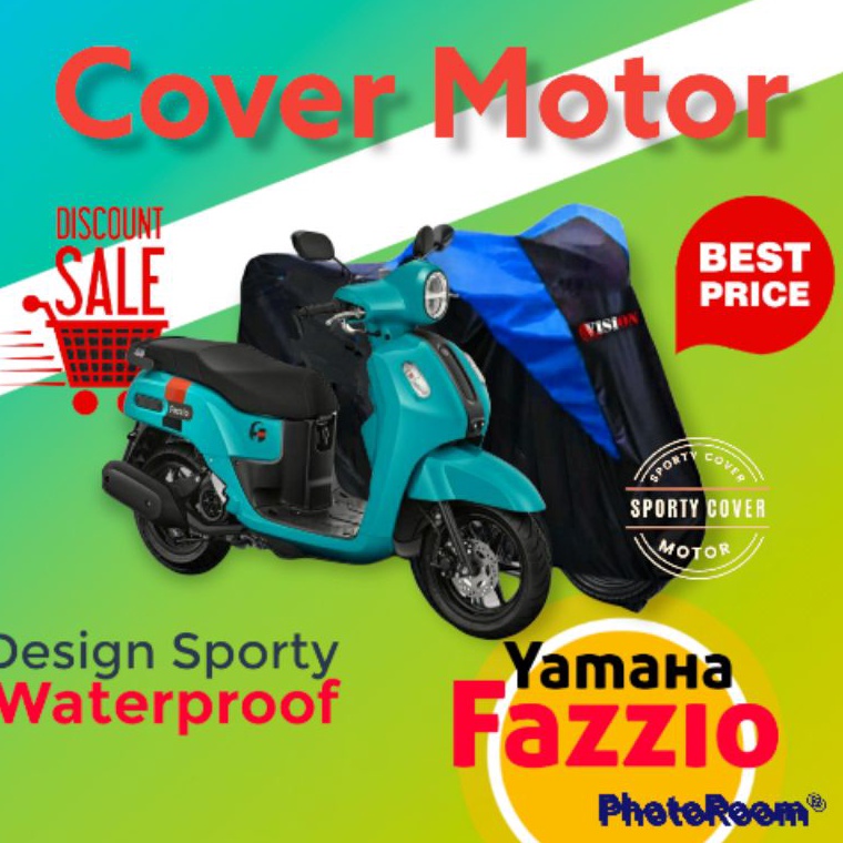 ke Cover motor Fazzio Sarung Motor Yamaha Fazzio Tutup Motor Fazzio ⁑ (Terlaris)