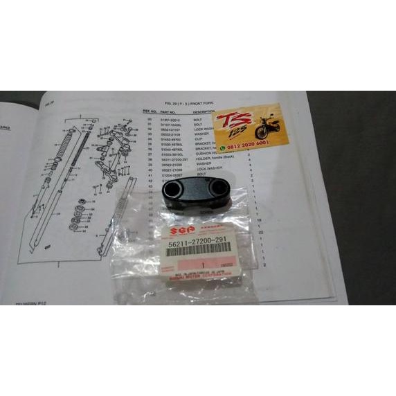 clamp stang stir suzuki TS125 capitan stang original TS 125