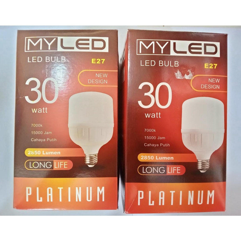 (COD )NEW_PRODUCT MyLED platinum 30w/30watt Lampu My LED Bulb daylight putih