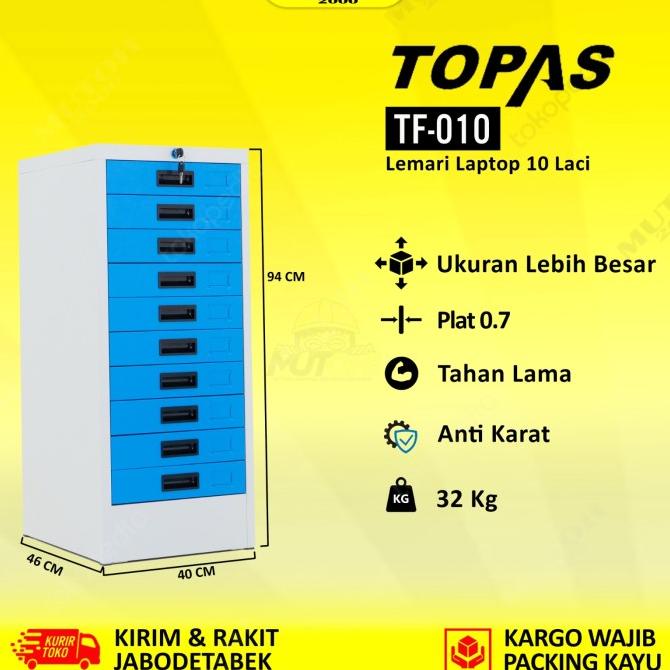 

Terbaik Topas Tf-010 Lemari Besi Penyimpan Laptop 10 Laci Berkualitas